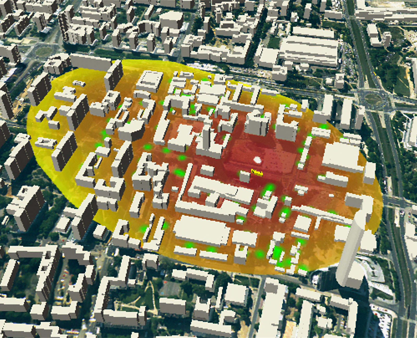 Projekty GIS | Budynki 3D Warszawa | GEOSYSTEMS Polska
